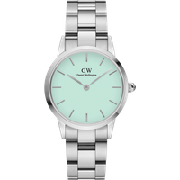 Daniel Wellington DW Watch Iconic Link Mint 28mm Silver
