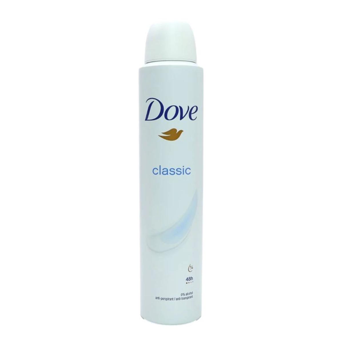Dove Classic Desodorizante sem Álcool – 200 Ml