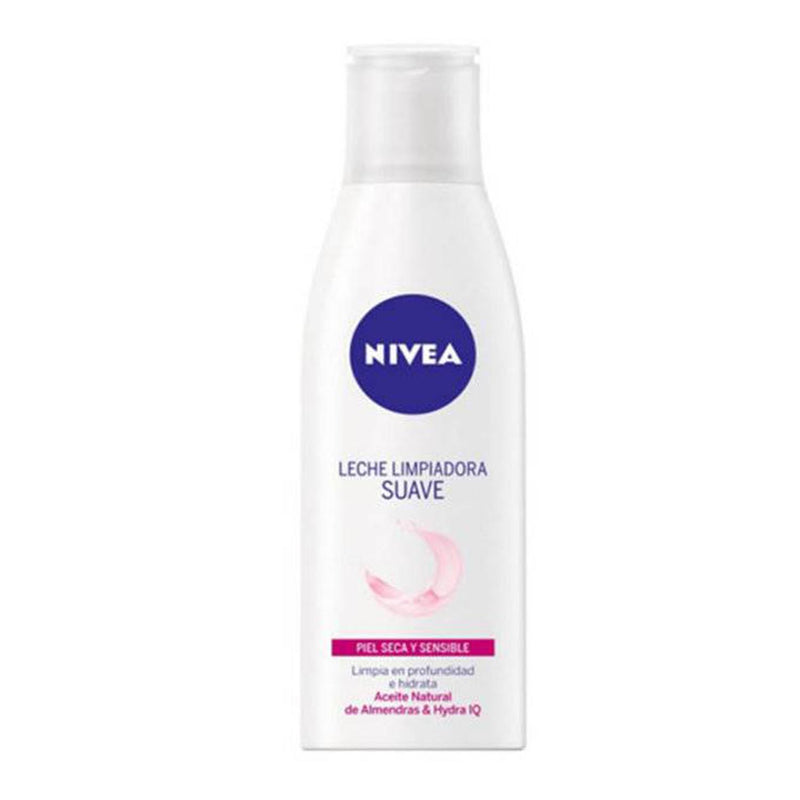Nivea Leite de Limpeza Facial para Pele Seca e Sensível – 200 Ml