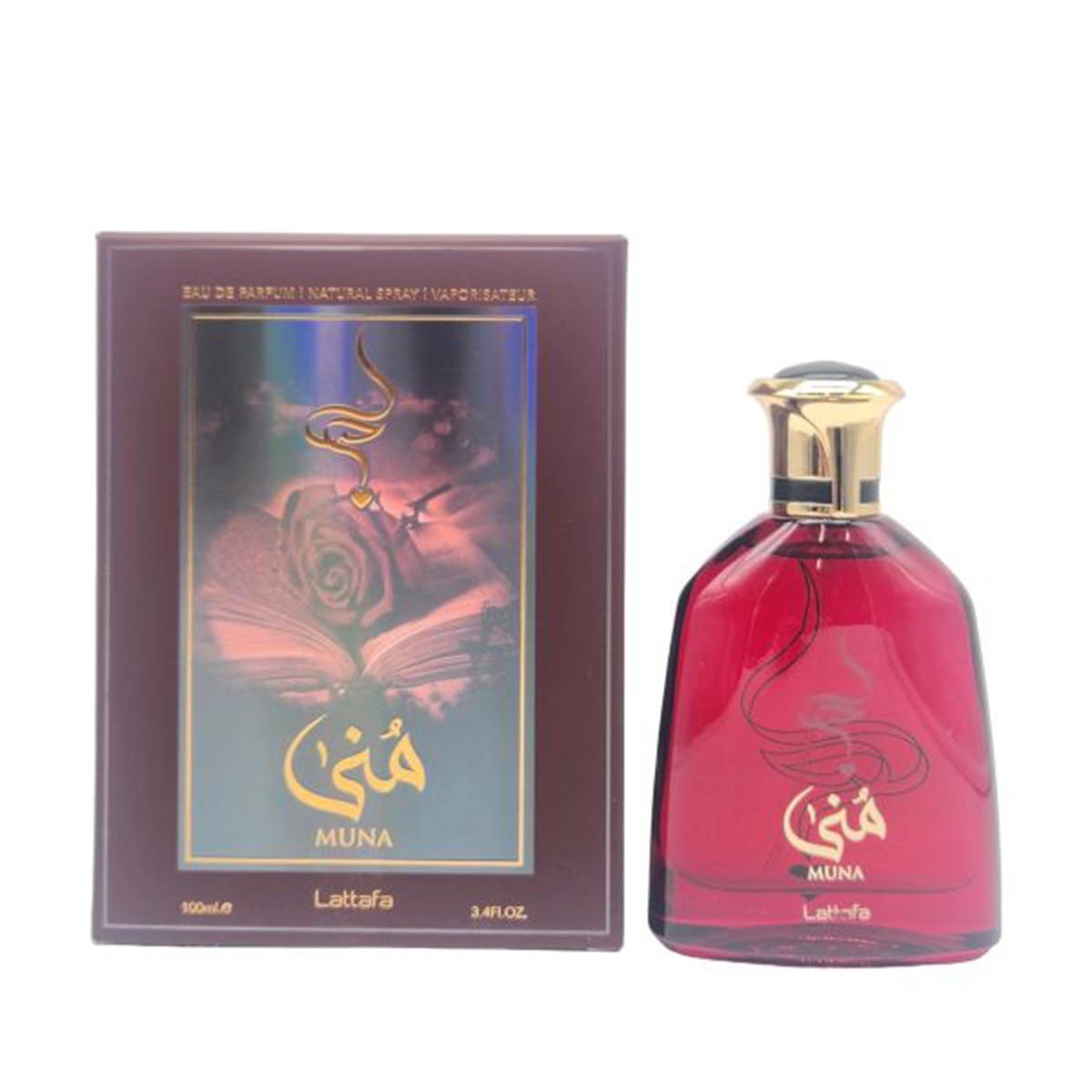 Lattafa Muna Eau de Parfum para Mulher – 100 Ml