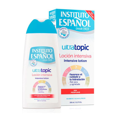 Instituto Español Ultratopic Loção Corporal Intensiva sem Perfume – 300 Ml