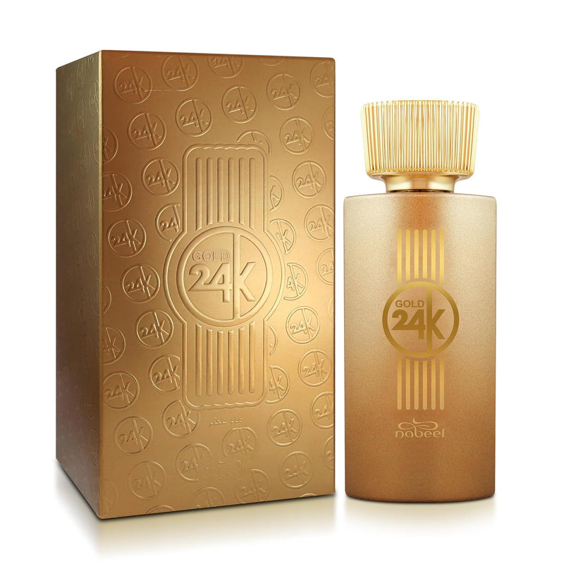 nabeel gold 24k eau de parfum trendy collection 100 ml