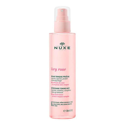 nuxe very rose refreshing toning mist 200 ml vaporizador