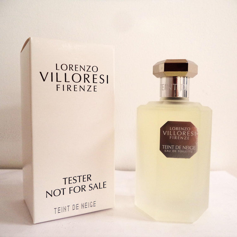 villoresi firenze teint de neige eau de toilette tester 100ml vaporizador