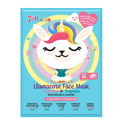 7th heaven kids llamacorn máscara facial 1un