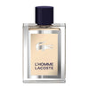 lacoste l'homme água de toilette tester 100ml vaporizador