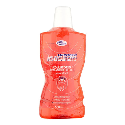 iodosan antiplaca elixir bucal anti-bacteriano sem álcool 500ml