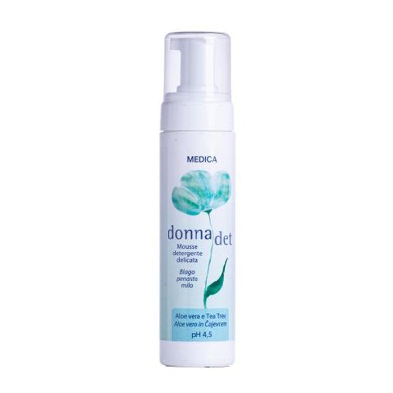 donna medkca aloe vera mousse detergente ph 4 5 200ml