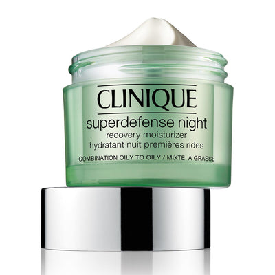 clinique superdefense night recovery moisturizer 3/4 cream 50ml
