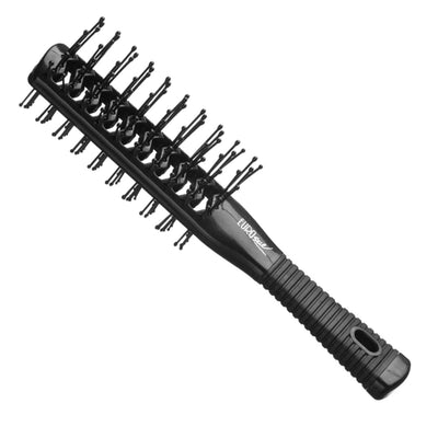 Eurostil Esqueleto Escova Dupla Mango Goma Tunel Preto 1 unidade