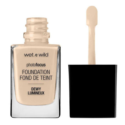 Wetn Wild Photofocus Dewy Lumineux Base Nude Ivory 1 unidade