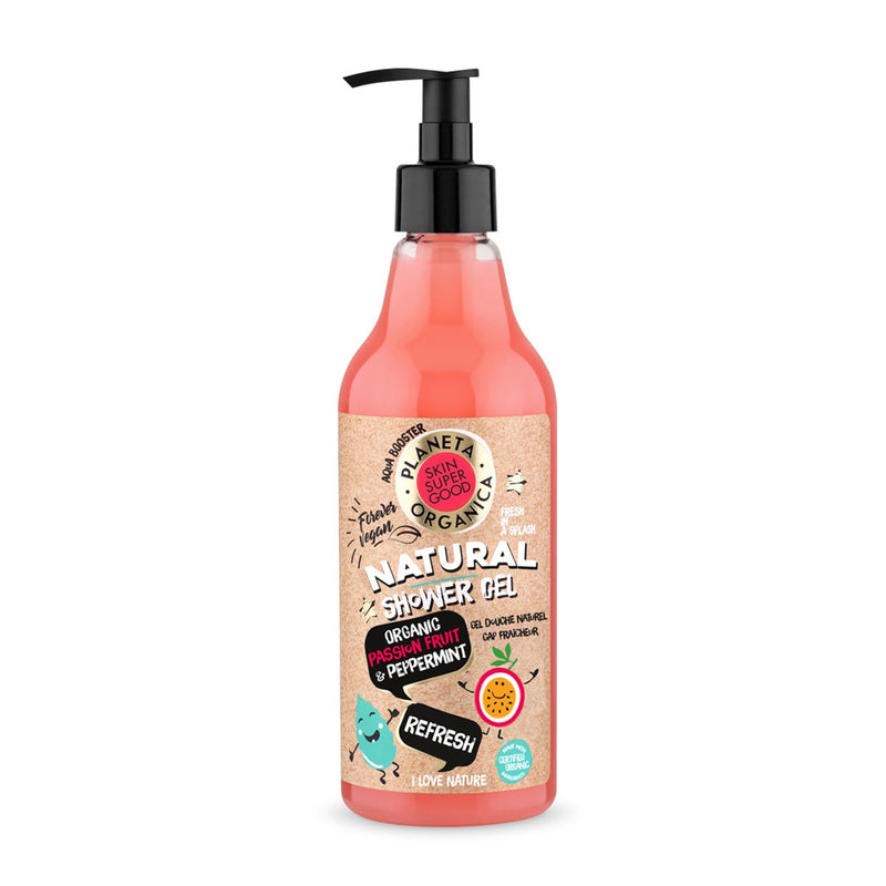natura siberica skin super good natural gel de banho refresh refresh 500ml