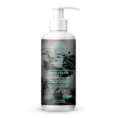 natura siberica sos cremes de manos reparacion hidratacion 250ml