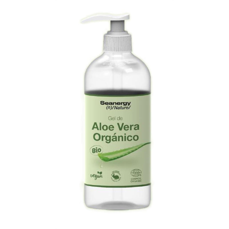 seanergy nature gel aloe vera organico con dosificador 500ml