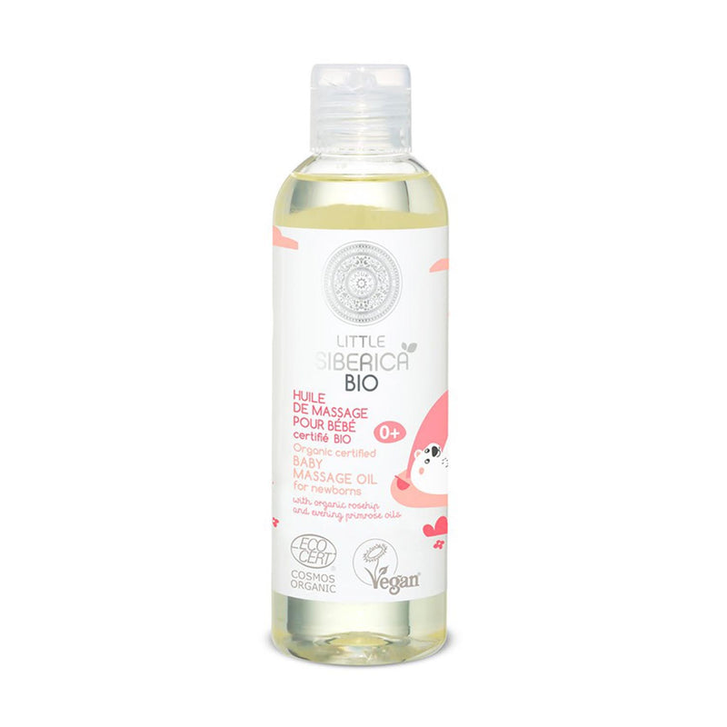 natura siberica little óleo de masaje bebe bio 200ml