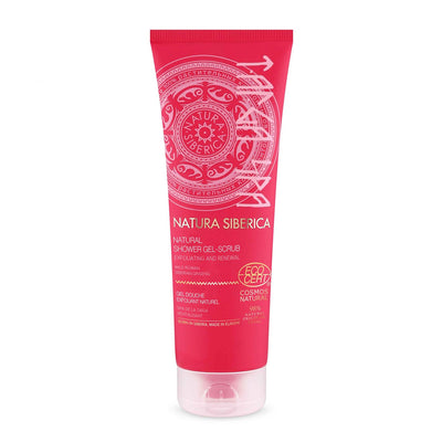 natura siberica natural gel-exfoliante siberian ginseng 200ml