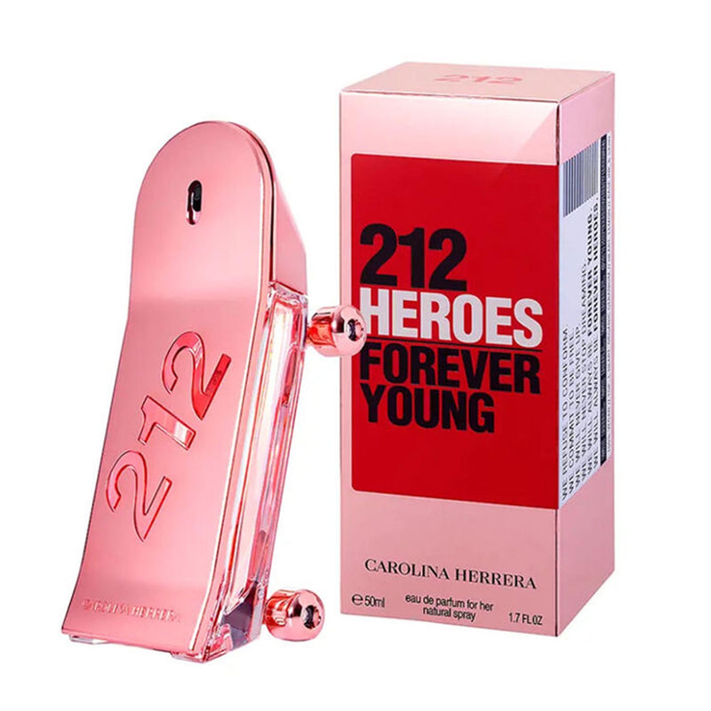 carolina herrera 212 heroes forever young água de perfume 50ml vaporizador